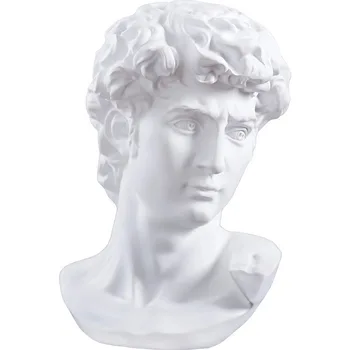 Pasaulyje Garsaus Statula Retro Meno Dervos Galvos Kaukolės Skulptūros Eskizas Modelis Davidas Moljero Namų Dekoro Priedai Šiuolaikinės Statulėlės