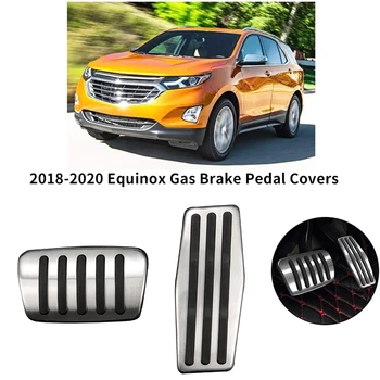 Pedalas Apima Chevrolet Equinox 2018-2020 Automobilių Dujų Trinkelės Stabdžių Pedalą Ne Gręžimo Anti-Slydimo Kaučiuko Aliuminio