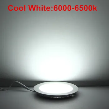 Plono 25W LED Panel Šviesos Įleidžiamas LED Lubų Downlight Šviesos Šiltai balta/Balta/Šaltai Balta AC85-265V LED vidinis šviesos