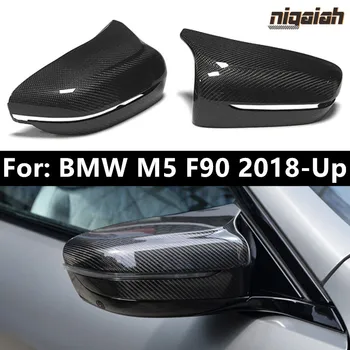 Pora M5 F90 Veidrodis Apima Shell BMW M5 2018 2019 2020 M. Anglies Pluošto Šoninės Durys Reaview Veidrodis Kepurės Pakeitimo Kairėje Ratai