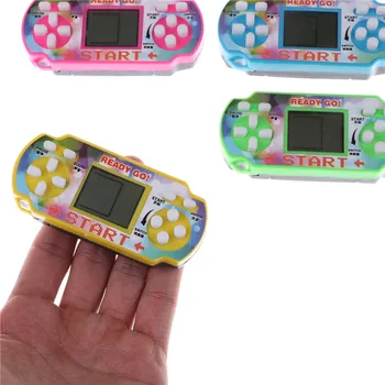 Portable Nešiojamą Žaidimų Vaikams Klasikinio Žaidėjų Konsolės Tetris vaikų Žaidimų Valdiklis atsitiktine spalva