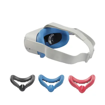 Prakaitui Minkšto Silikono Akių Kaukė Padengti Oculus Quest 2 VR laisvų Rankų įrangos Dalys Šviesos nepralaidžiose VR Šalmas Akių Kaukė Padas
