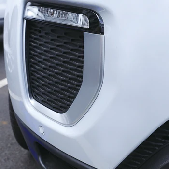 Priešrūkinis žibintas dekoratyvinis rėmas Priekinis rūko žibintas, skydas priekinis žibintas apdailos juostelės, Skirtos Land Rover Range Rover Evoque 2012-2019