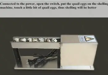 Pusiau Automatiniai Putpelių Kiaušinių Skustukas Mašinos Elektros Huller Ruošimui Mašina Kiaušinio Lukšto Pašalinti Įrankiai