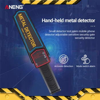 Rankinį Metalo Detektorių Nešiojamų Didelio Jautrumo Saugumo Super Scanner Tool Ieškiklis Elektroninis Matavimo Kūnas Paieškos Įrankiai