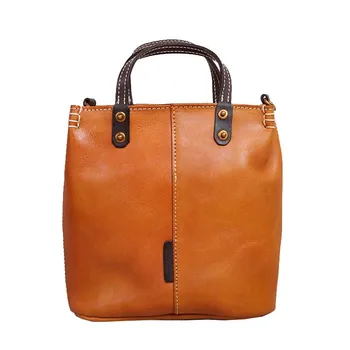 Rankų darbo odinis moterų maišas mini krepšys oda retro meno petį krepšys krepšys mažas kvadratas krepšys