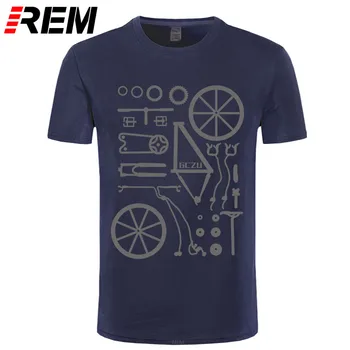 REM Juokinga T-shirt Spausdinti dviračių MTB T shirts Kalnų dviratininkas susprogo į dalis, marškinėliai, Grupės Komandos Apranga marškinėlius vyrams