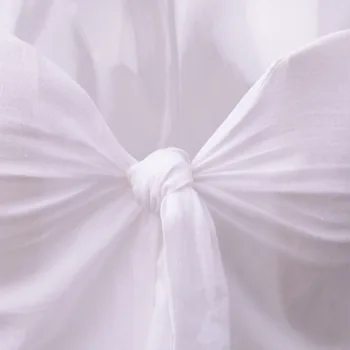 RUGOD 2019 Karšto Pardavimo Stebėjimo Trumpas Rankovės Tuščiaviduriai Iš Medvilniniai Siuvinėjimo Seksualus Baltas Wrap Moterų Suknelės, Seksualus Malabaro Suknelė
