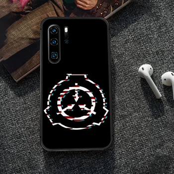 Scp Specialios Izoliavimo Telefoną Atveju Huawei P Mate 10 20 30 40 Lite Pro smart Z 2019 nova 5t juoda Hoesjes 3D Shell Silikono