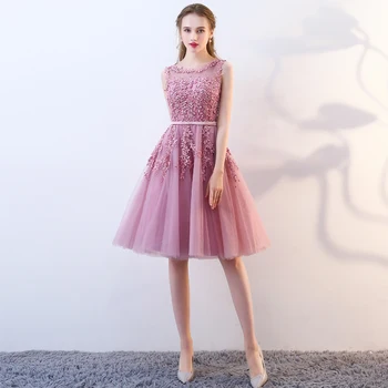 Seksualus Oficialią Šalies Suknelė Aplikacijos Trumpas Kokteilių Suknelė Mini Vakarinės Suknelės 2021