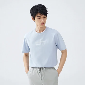 Semir vasaros 2020 naujas vyrų trumpomis rankovėmis marškinėlius mens apvalios kaklo apsidraudimo korėjos atsitiktinis marškinėliai studentams