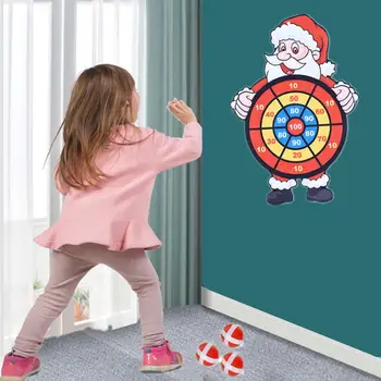 Sieniniai Kalėdų Santa Claus Vaikas Lipni Plaukioja Kamuolys Tikslo Lėkti Lenta-Dovanų