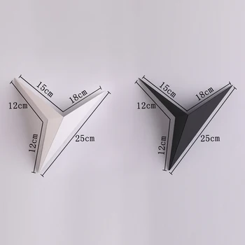 Sienos Lempa, Modernus Minimalistinio Trikampio Formos 3W AC85-265V Paprasta Apšvietimo Šiaurės Stiliaus Patalpų Sieniniai Šviestuvai Vonios Kambarį Šviesos