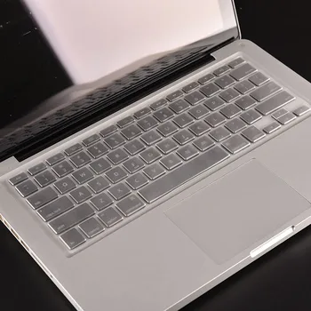 Silikoninis Klaviatūros Viršelis Raštas Odos Apple Macbook Pro 15 Air 13 Jutiklinis Baras Minkšta Klaviatūra Skaidrus Atveju