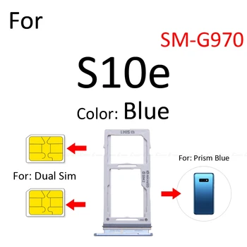 Sim Micro SD Kortelės lizdas kištukinis Lizdas Adapterio Laikiklio Angą Reader Jungtis Bako Samsung Galaxy S10e G970
