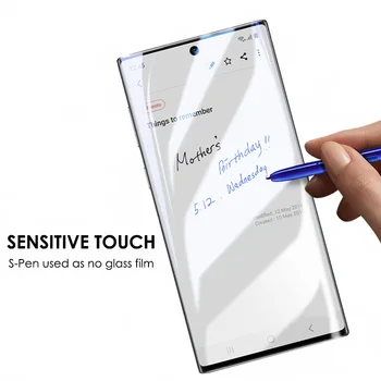 Skystis UV Klijai Stiklo Screen Protector For Samsung Note 20 Ultra UV Klijai Stiklo Plėvelė Samsung Galaxy Note 20 5G Note20 Ultra
