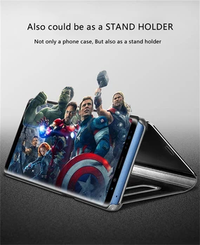 Smart Veidrodis, Flip Case For Samsung Galaxy J7 Premjero Telefono dėklas Apsauginis Dangtelis Fundas Rubisafe Apsaugos atveju
