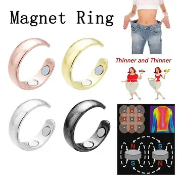 Svorio Žiedas su Keturiais Magnetai Sumažinti Riebalų Deginimas Sveikatos Žiedai Kūno Žiedas Priemonė, Priežiūros Piršto Magnetinio Sumažėjimas Sumažėjimas L1Q9