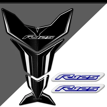 Tank Pad Raštas Decal Lipdukai Yamaha YZF R125 R 125 Emblema Logotipas Ženklelis TankPad Motociklo m. m. 2016 m. 2017 2019 2020