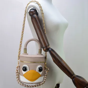 TekiEssica Odos Animacinių Filmų Gyvūnų Pingvinas Mini Flap Bag Moterų Crossbody Pečių Krepšiai, Lady Dizaineris Prekės Moterims 