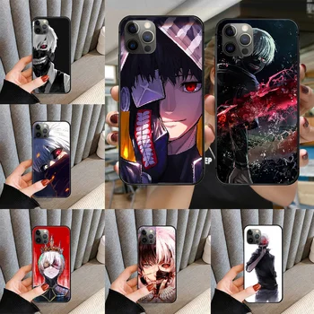 Tokijo Pabaisa Japonų anime Telefono Case cover For iphone 5 5S 6 6S PLIUS 7 8 11 12 mini X XR XS PRO SE 2020 MAX black bamperis