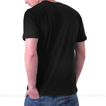 Tuščias Svetimas Dalykų Iliustruoti Grafinis T-marškinėliai trumpomis Rankovėmis Medvilnės Vyrams 6XL Juodi Marškinėliai