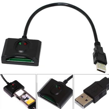USB 2.0 Į Express Card High Speed Greitai PC Konverteris Led Elektronika DC Maitinimo Pratęsimo Kompiuterio Duomenų Perdavimas Adapterio Kabelis