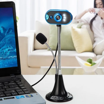 USB kompiuterio vaizdo kamera aukštos kokybės automatinio white balan namų darbalaukio nešiojamas kompiuteris night vision HD 