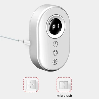 USB Oro Valytuvas Ozono Generatorius su skystųjų KRISTALŲ Ekranas Išjungti Oro valymo, Dezinfekavimo Automobilių/Home/Pet/Virtuvė