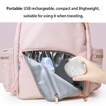 USB Įkrovimo Kūdikių Produktų, Daugiafunkcinis Žindukas Valymo UV Laikymo Dėžutė Papuošalų Skaidri, Lengva Valdyti Mini Nešiojamieji