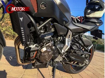 Už Yamaha MT07 MT-07 FZ-07 FZ07-2016 m. Motociklą Radiatoriaus Pusėje Apsaugine danga Grotelės Guard Padengti Motociklo nerūdijančio plieno