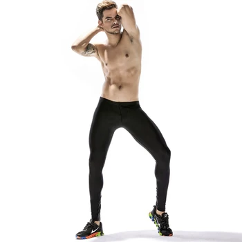 Vasarą naujų seksualių mažas juosmens pusėje juostele kratinys vyrų sporto ilgas kelnes vyrų vyrų fitneso veikia bėgimo pratimų treniruotės kelnės