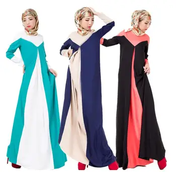 Vestido De Festa Musulmonų Long Sleeve Lace Kratinys Maxi Suknelės Grindų ilgio Šifono Abaja Ilgą Šifono Suknelę