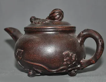 Vestuvių dekoravimas Kinija yixing zisha Keramika, drožyba melionų ir moliūgų statula Arbatinukas arbatos rinkinys arbatos gamintojas