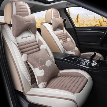 Visiška linų pluošto automobilių sėdynės padengti automobilių sėdynės apima ISUZU d max pikapas iš viso