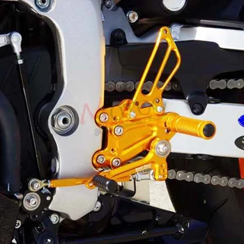Visą CNC Aliuminio Motociklo Reguliuojama pakoja footpeg pedalo Rearsets Galiniai Rinkiniai Koja Vinys Už SUZUKI GSXR1000 2000-2004 m.