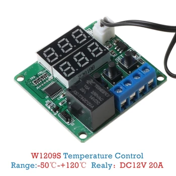 W1209S DC 12V Mini Termostato Reguliatorius -50-120°C Skaitmeninis Temperatūros Reguliatorius