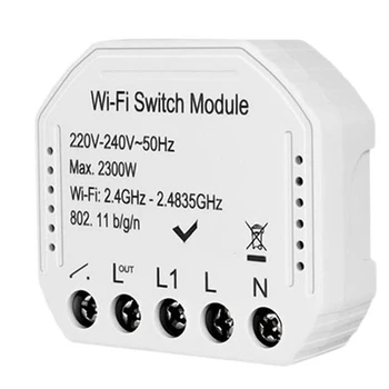 WIFI Smart Switch Nuslėpė Smart Switch Nuotolinio Belaidžio tinklo Jungiklis Modulis Tinka 