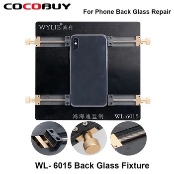 WL-6015 Galinį Dangtelį Stiklo Rungtynių Vėliau Stiklo Fiksuotojo Pelėsių iPhone 12Pro Max 11 XSMax 8 Mobiliojo ryšio Telefonas, Fiksuotas Pelėsių su Galinio Stiklo