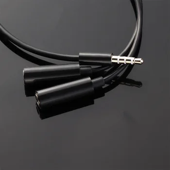 Y Splitter Cable 3.5 mm 1-Vyras, 2-Dual Moterų Audio Laidas Ausinės Ausinių MP3 MP4 Stereo Kištukas Adapteris Jack