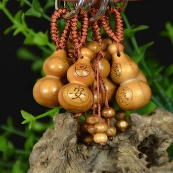 Zodiako Moliūgas Keychain Persiko Medžio Skulptūra Pakabukas Raktų Grandinės Moterų Maišelį Pakabukai Pakabukas Paketų Prižiūrėtojų Raktinę Dovanų Šalis