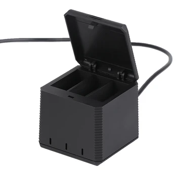 Įkrovimo Box 3 Kanalų USB Kamera, Baterija, Kroviklis, Galia -GoPro HERO 9 Black null