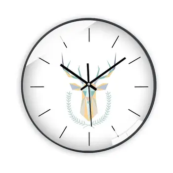 Šiaurės Modernus Sieninis Laikrodis Aukso Rėmo Išjungti Colcks Gyvenimo Kambario, Miegamojo, Biuro Baras Papuošalai 10 12 Cm