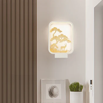 Šiuolaikinių Led Siena Lempos, Koridorius, Viešbučio Sienų apšvietimo Sienos Sconse Patalpų Lengvosios Aikštėje LED lempos aukso modelis pušis Namo Apšvietimas