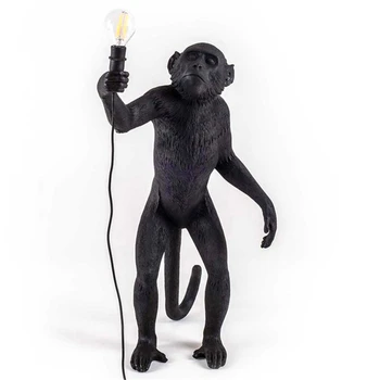 Šiuolaikinių LED Sieniniai šviestuvai Apšvietimo Beždžionė Lempos Virvę Lempos Šiaurės Dervos Kabinti Lempas Namų Dekoro Šviesos Rungtynių Patalpų priedai veltiniams, vilna Lempa
