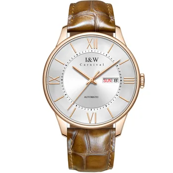 Šveicarija Karnavalas Mechaninis laikrodis vyrams, Prabangos prekės MIYOTA automatinė Vyrų Laikrodžiai safyras montre homme relojes hombre 2019